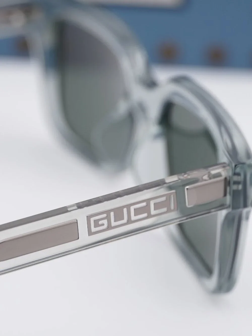 Gucci GG1732SK 004 Square Sunglasses - Grey / Grey